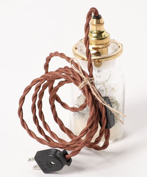 m.soeur（エムスール）の「布花のflower bottle light＊mini（照明