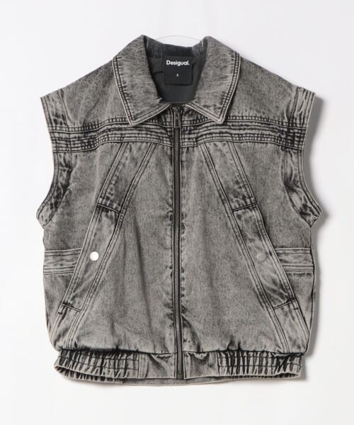 新品未使用 Desigual デシグアル 2way ファー ジャケット M 中古・古着通販】Desigual (デシグアル) 2WAYミリタリーコート