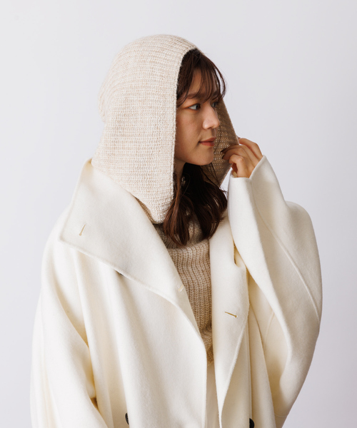 Rouge vif(ルージュヴィフ)の「【FRATELLI TALLI / フラテリータリー】フード型ネックウォーマー(その他小物・レディース・オフホワイト/モカ・フリー)」の17枚目の写真