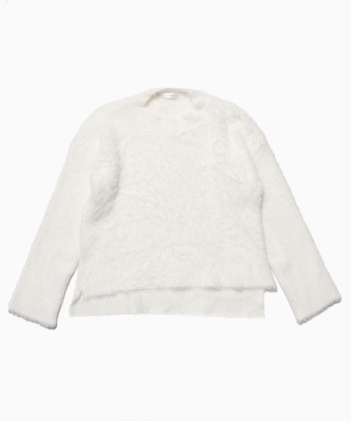 ROOPTOKYO(ループトウキョウ)の「▲ショート丈シャギーソフトニット(ニット/セーター・レディース・カーキ/オフホワイト/グレー/ブラック・M)」の8枚目の写真