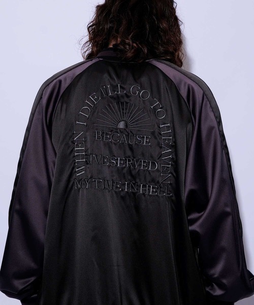 re_k by JUNRED（レクバイジュンレッド）の「re_k by JUNRED / スーべニールジャケット（ブルゾン・メンズ・ブラック/ネイビー・S/L/M）」の6枚目の写真