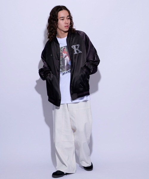 re_k by JUNRED（レクバイジュンレッド）の「re_k by JUNRED / スーべニールジャケット（ブルゾン・メンズ・ブラック/ネイビー・S/L/M）」の9枚目の写真