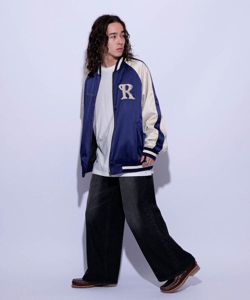 re_k by JUNRED（レクバイジュンレッド）の「re_k by JUNRED / スーべニールジャケット（ブルゾン・メンズ・ブラック/ネイビー・S/L/M）」の12枚目の写真