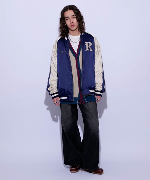 re_k by JUNRED（レクバイジュンレッド）の「re_k by JUNRED / スーべニールジャケット（ブルゾン・メンズ・ブラック/ネイビー・S/L/M）」の13枚目の写真