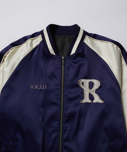 re_k by JUNRED（レクバイジュンレッド）の「re_k by JUNRED / スーべニールジャケット（ブルゾン・メンズ・ブラック/ネイビー・S/L/M）」の19枚目の写真