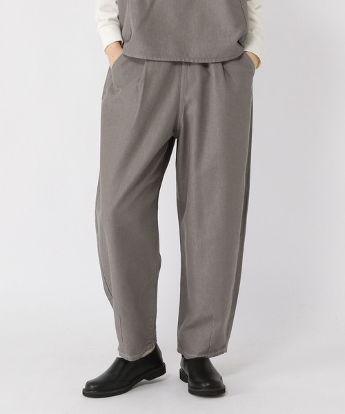 studio CLIP（スタディオクリップ）の「ソフトバレルデニムパンツ[プチ・プラスサイズあり]（デニムパンツ・レディース・モカ/インディゴブルー/ライトブルー/グレー・MEDIUM/LARGE/ﾌﾘｰ(L)/PF）」の11枚目の写真