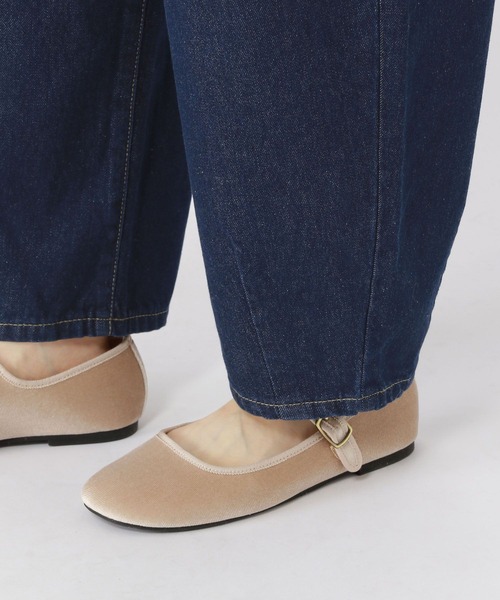 studio CLIP（スタディオクリップ）の「ソフトバレルデニムパンツ[プチ・プラスサイズあり]（デニムパンツ・レディース・モカ/インディゴブルー/ライトブルー/グレー・MEDIUM/LARGE/ﾌﾘｰ(L)/PF）」の22枚目の写真