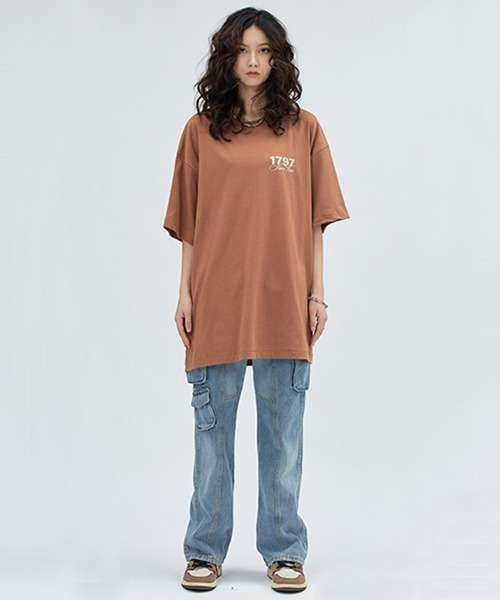 Ressaca(レサーカ)の「オーバーサイズ エンジェルロゴバックプリントTシャツ(Tシャツ/カットソー・メンズ・ブラック/ブラウン/ベージュ・L/M/XL)」の11枚目の写真