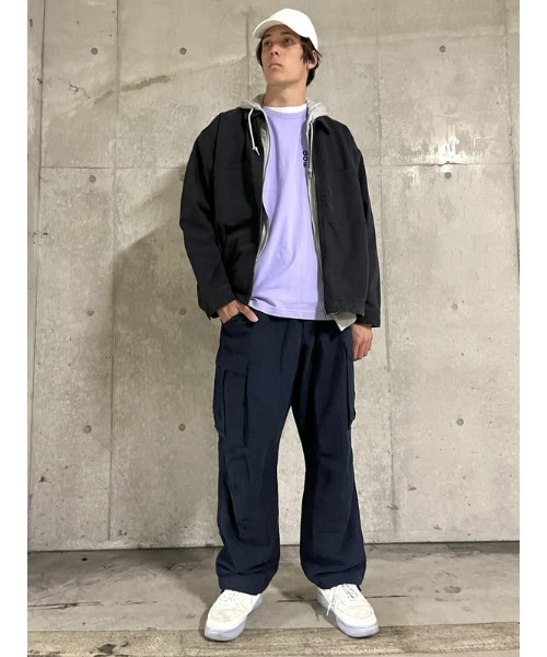 GAP（ギャップ）の「ウォッシュウェル リラックスデニム コーチジャケット（デニムジャケット・メンズ・ブラウン/ブラック・M/L/S/XL/XS）」の11枚目の写真
