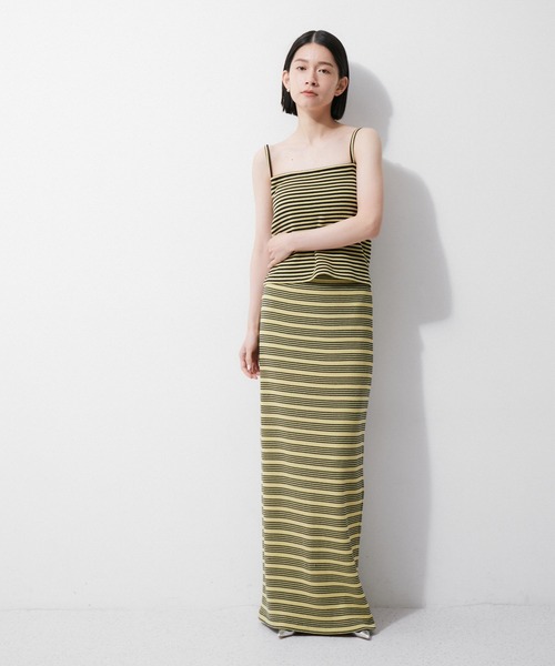 MILLER(ミラー)の「【Miller for ADAM ET ROPE'】別注WAFFLE BORDER BUSTIER(キャミソール・レディース・オフホワイト/グリーン系その他・FREE)」の16枚目の写真