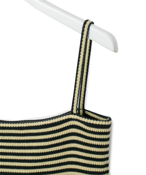 MILLER(ミラー)の「【Miller for ADAM ET ROPE'】別注WAFFLE BORDER BUSTIER(キャミソール・レディース・オフホワイト/グリーン系その他・FREE)」の17枚目の写真