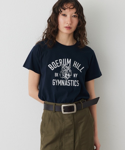 THE PAUSE(ザ ポーズ)の「【THE PAUSE】TIGER Tシャツ(Tシャツ/カットソー・レディース・ネイビー/オフホワイト・FREE)」の2枚目の写真