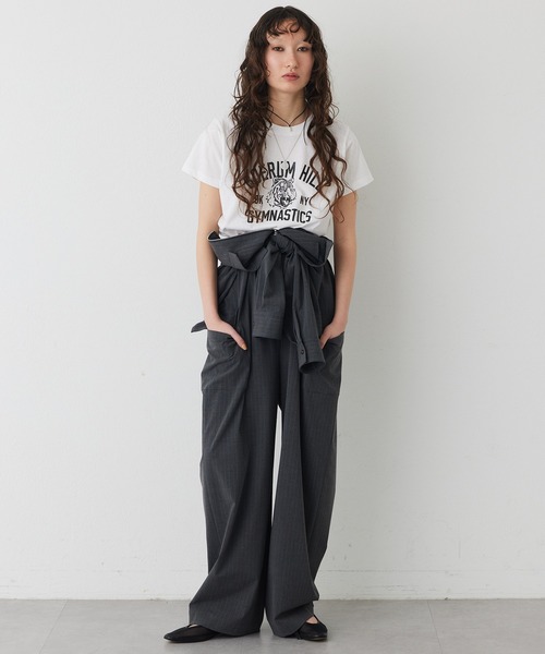 THE PAUSE(ザ ポーズ)の「【THE PAUSE】TIGER Tシャツ(Tシャツ/カットソー・レディース・ネイビー/オフホワイト・FREE)」の8枚目の写真