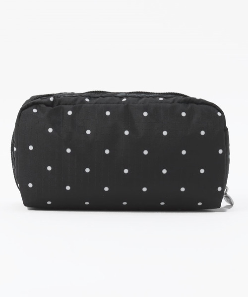 LeSportsac(レスポートサック)の「RECTANGULAR COSMETIC プティドット(ポーチ・レディース・ブラック・FREE)」の3枚目の写真