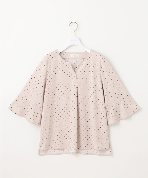 ANY SIS（エニィスィス）の「【接触冷感・吸水速乾・UVケア】エアリードレープスムース 七分袖 ブラウス（シャツ/ブラウス・レディース・ライトグリーン系/ネイビー系9/ホワイト系/ホワイト系1/ライトグレー系9/ブルー系・2）」の21枚目の写真