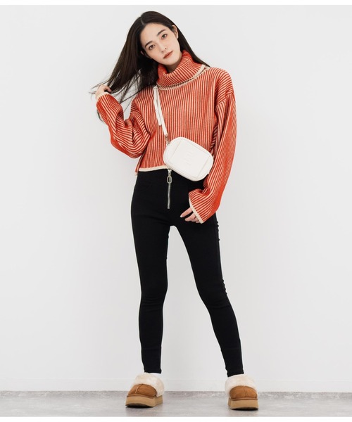 ANAP（アナップ）の「リングジップストレッチスキニーパンツ（その他パンツ・レディース・ブラック・S/M）」の18枚目の写真