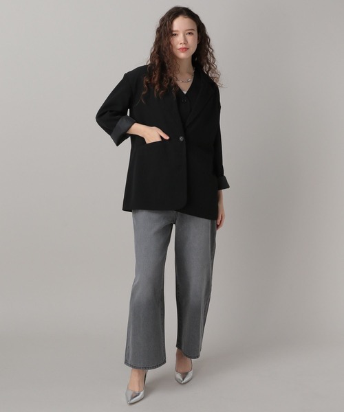 FOREVER 21(フォーエバー トゥエンティーワン)の「【2024SS】ショートジレ(ベスト・レディース・グレー/ブラック・SMALL/MEDIUM)」の12枚目の写真