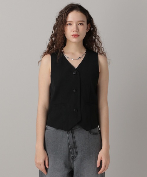 FOREVER 21(フォーエバー トゥエンティーワン)の「【2024SS】ショートジレ(ベスト・レディース・グレー/ブラック・SMALL/MEDIUM)」の14枚目の写真