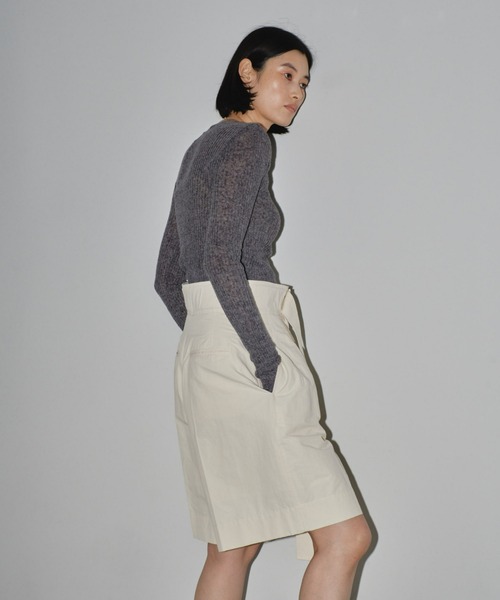 todayful リネンボートネック TODAYFUL SALE (トゥデイフル）Boatneck Rib Knit 即日発送 : RAPTURE