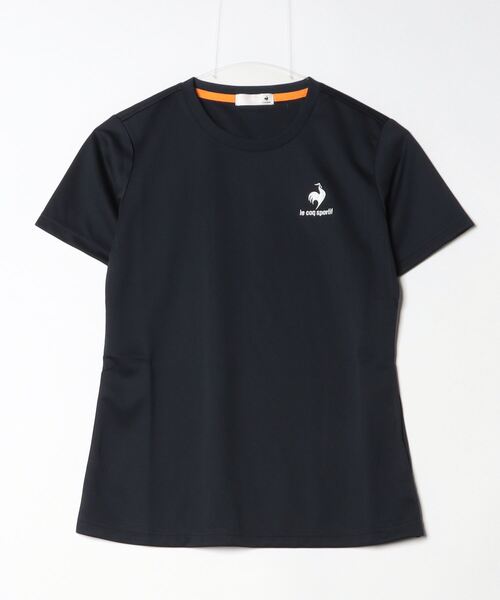 le coq sportif(ルコックスポルティフ)の「ルコックスポルティフ エコペットショートスリーブシャツ(Tシャツ/カットソー・レディース・サーモンピンク/ブラック/ホワイト/ネイビー・S/M/L/XL)」の3枚目の写真
