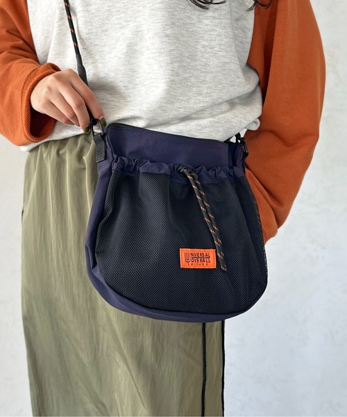 UNIVERSAL OVERALL（ユニバーサルオーバーオール）の「パラコードナイロンメッシュショルダー（ショルダーバッグ・メンズ・ネイビー/オレンジ/ブラック・FREE）」の18枚目の写真