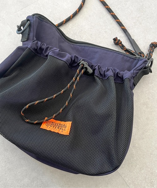UNIVERSAL OVERALL（ユニバーサルオーバーオール）の「パラコードナイロンメッシュショルダー（ショルダーバッグ・メンズ・ネイビー/オレンジ/ブラック・FREE）」の21枚目の写真