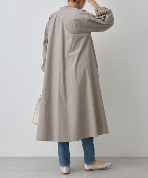 BEARDSLEY 袖レースシャツワンピース BEARDSLEY（ビアズリー）の「袖レースシャツワンピース