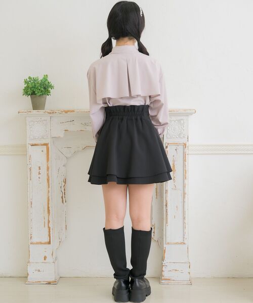 ems excite（エムズエキサイト）の「ロゴ刺繍フリルSH（シャツ/ブラウス・レディース・ホワイト/ピンク/ブルー系その他・FREE）」の22枚目の写真