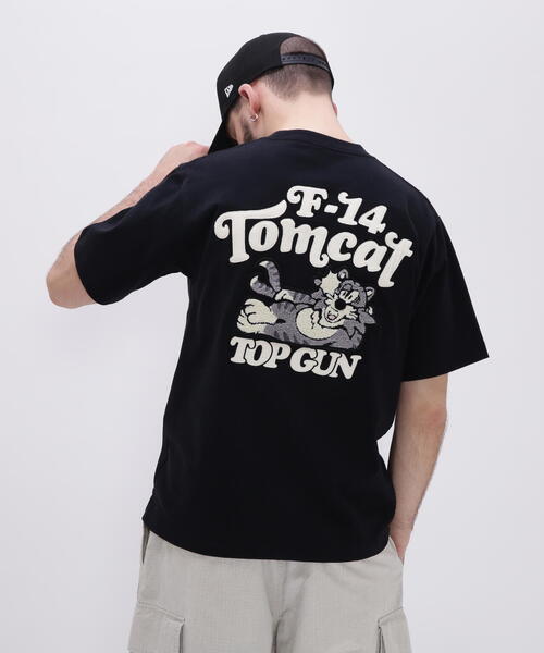 AVIREX（アヴィレックス）の「SAGARA TOM CAT T-SHIRT / サガラ トムキャットＴシャツ / AVIREX / アヴィレックス（Tシャツ/カットソー・メンズ・ネイビー/ブラック/ホワイト/ピンク・MEDIUM/LARGE/X-LARGE/XX-LARGE/L/M/2XL/XL）」の12枚目の写真
