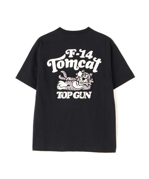 AVIREX（アヴィレックス）の「SAGARA TOM CAT T-SHIRT / サガラ トムキャットＴシャツ / AVIREX / アヴィレックス（Tシャツ/カットソー・メンズ・ネイビー/ブラック/ホワイト/ピンク・MEDIUM/LARGE/X-LARGE/XX-LARGE/L/M/2XL/XL）」の16枚目の写真