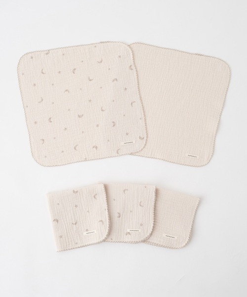 PUPPAPUPO(プッパプーポ)の「ハンカチ 5枚セット(その他ベビー用品・キッズ・グレイッシュベージュ/その他/ミント/ホワイト系その他/ブラウン系その他2/ピンク系その他/イエロー系その他/ベビーピンク/ブラウン系その他/レッド/イエロー/モカ/ベージュ/その他1/ライトベージュ/ライトブルー・FREE)」の8枚目の写真