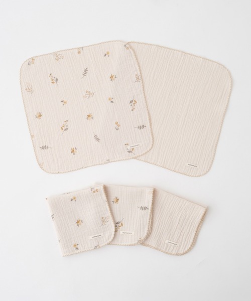PUPPAPUPO(プッパプーポ)の「ハンカチ 5枚セット(その他ベビー用品・キッズ・グレイッシュベージュ/その他/ミント/ホワイト系その他/ブラウン系その他2/ピンク系その他/イエロー系その他/ベビーピンク/ブラウン系その他/レッド/イエロー/モカ/ベージュ/その他1/ライトベージュ/ライトブルー・FREE)」の11枚目の写真