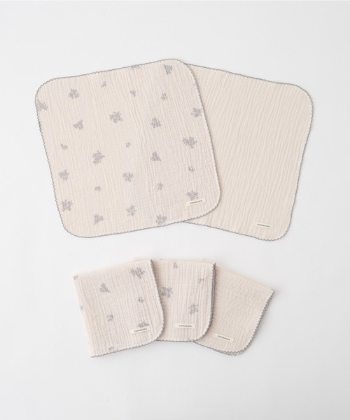 PUPPAPUPO(プッパプーポ)の「ハンカチ 5枚セット(その他ベビー用品・キッズ・グレイッシュベージュ/その他/ミント/ホワイト系その他/ブラウン系その他2/ピンク系その他/イエロー系その他/ベビーピンク/ブラウン系その他/レッド/イエロー/モカ/ベージュ/その他1/ライトベージュ/ライトブルー・FREE)」の10枚目の写真