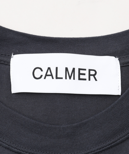 CALMER（カルメール）の「【CALMER / カルメール】別注 ナチュラルダイ ロング Tシャツ（Tシャツ/カットソー・メンズ・チャコールグレー/スカイブルー/ホワイト・MEDIUM/LARGE）」の14枚目の写真