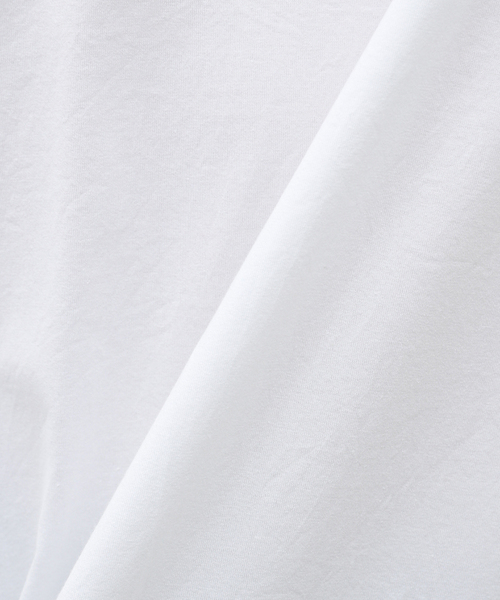 CALMER（カルメール）の「【CALMER / カルメール】別注 ナチュラルダイ ロング Tシャツ（Tシャツ/カットソー・メンズ・チャコールグレー/スカイブルー/ホワイト・MEDIUM/LARGE）」の17枚目の写真