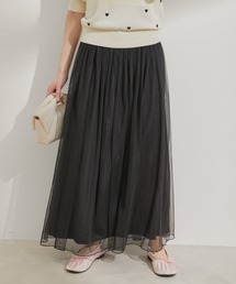 VIS | 【2WAY】チュールロングスカート(スカート)