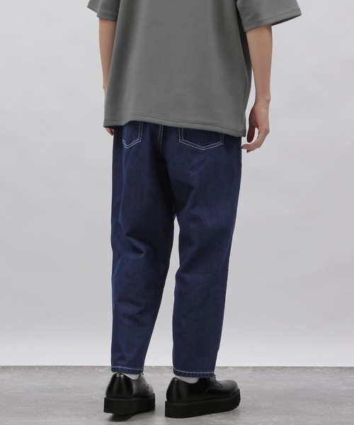 LAKOLE（ラコレ）の「イージーワイドデニムパンツ / 108942（デニムパンツ・メンズ・ブラック/サックスブルー/ネイビー・LARGE/MEDIUM/SMALL）」の9枚目の写真
