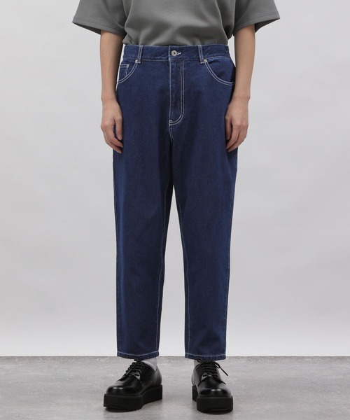 LAKOLE（ラコレ）の「イージーワイドデニムパンツ / 108942（デニムパンツ・メンズ・ブラック/サックスブルー/ネイビー・LARGE/MEDIUM/SMALL）」の10枚目の写真