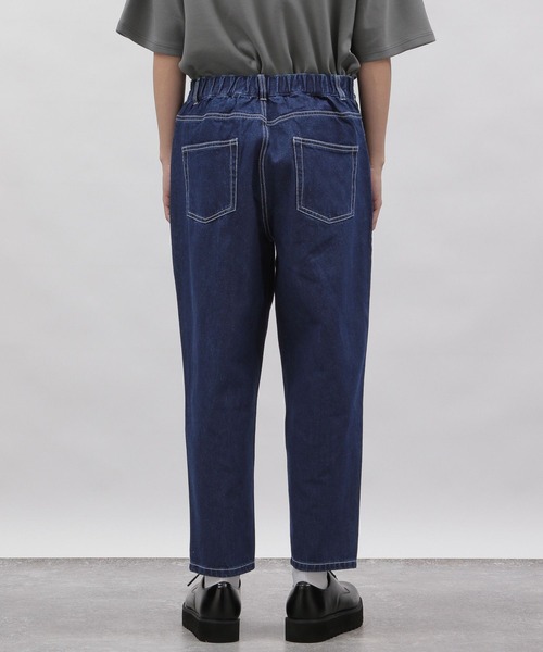 LAKOLE（ラコレ）の「イージーワイドデニムパンツ / 108942（デニムパンツ・メンズ・ブラック/サックスブルー/ネイビー・LARGE/MEDIUM/SMALL）」の12枚目の写真