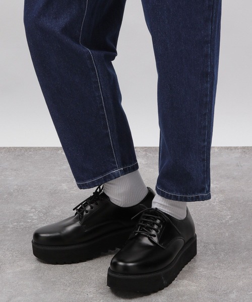 LAKOLE（ラコレ）の「イージーワイドデニムパンツ / 108942（デニムパンツ・メンズ・ブラック/サックスブルー/ネイビー・LARGE/MEDIUM/SMALL）」の15枚目の写真