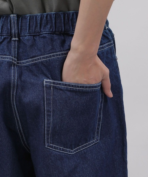 LAKOLE（ラコレ）の「イージーワイドデニムパンツ / 108942（デニムパンツ・メンズ・ブラック/サックスブルー/ネイビー・LARGE/MEDIUM/SMALL）」の16枚目の写真