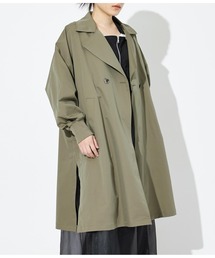 Settimissimo | エステルニット切替 デザイン トレンチコート サイドスリット(トレンチコート)