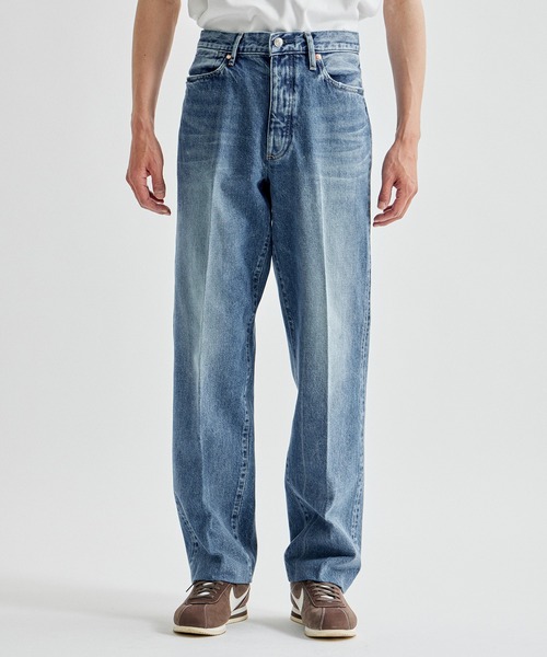 TANAKA タナカ　デニム　パンツ　ジーパン　ヴィンテージブルー TANAKA/タナカ】THE JEAN TROUSERS VINTAGE BLUE/ザジーンズ