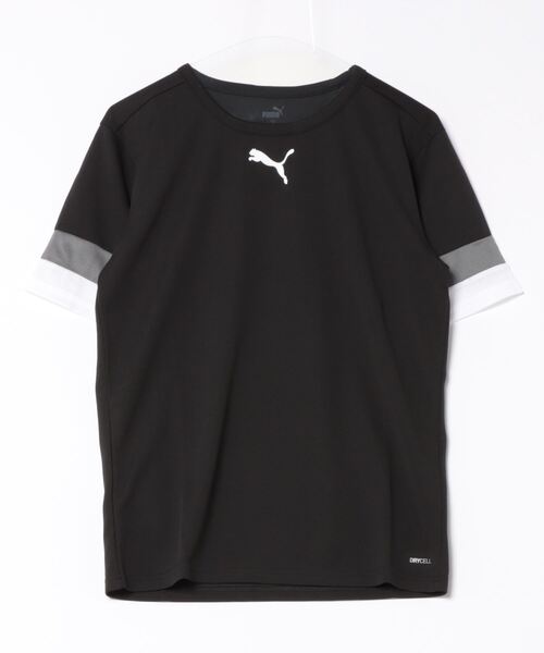 PUMA（プーマ）の「《PUMA》TEAMRISE ゲームシャツ（Tシャツ/カットソー・メンズ・ブラック/ホワイト/ネイビー/ブルー・L/M/S/XL/XXL）」の2枚目の写真