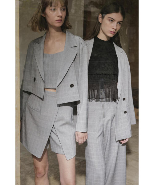JILL by JILL STUART（ジルバイジルスチュアート）の「BACKリボンスモッキングキャミ（キャミソール・レディース・ブラック/ホワイト系その他2・FREE）」の17枚目の写真