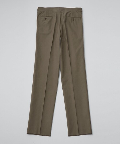 Camoshita（カモシタ）の「＜Camoshita＞コットン 2プリーツ パンツ（その他パンツ・メンズ・ナチュラル/ダークグリーン・46/48/44）」の3枚目の写真