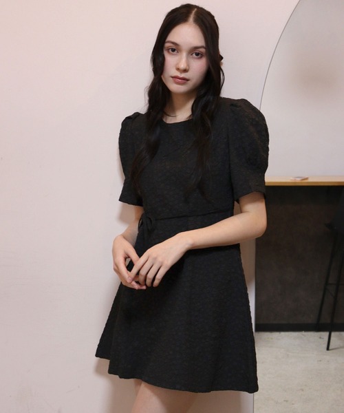 titty&Co. PETIT(ティティアンドコープティ)の「フロントパターンミニワンピース(ワンピース・レディース・ブラック/ピンク/ホワイト・FREE)」の13枚目の写真