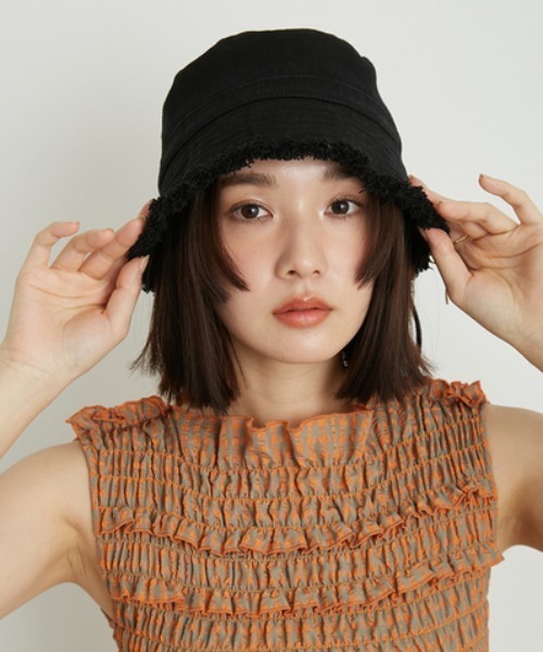 LILY BROWN リボン付きサマーバケットハット LILY BROWN（リリーブラウン）の「リボン付きサマーバケット