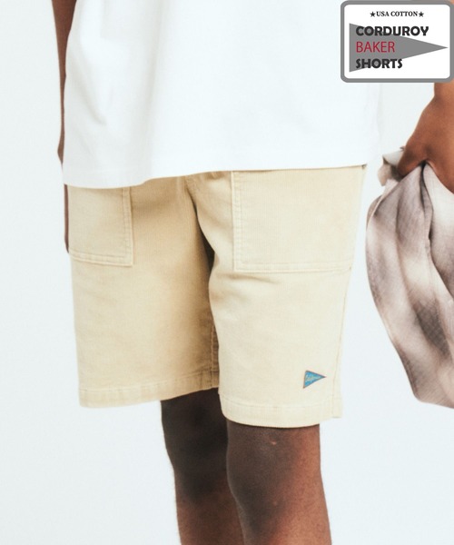 BAYFLOW(ベイフロー)の「U.Sコールベイカーショートパンツ(その他パンツ・メンズ・ベージュ/オレンジ/ブラック/オフホワイト・MEDIUM/LARGE)」の3枚目の写真