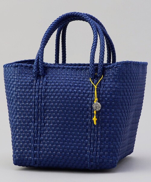 FREAK'S STORE（フリークスストア）の「限定展開　OJO DE MEX/オホデメックス　Plastico Cago CubeTote（かごバッグ・レディース・レッド/ブラック/ナチュラル/ブルー/イエロー・ONE SIZE）」の3枚目の写真